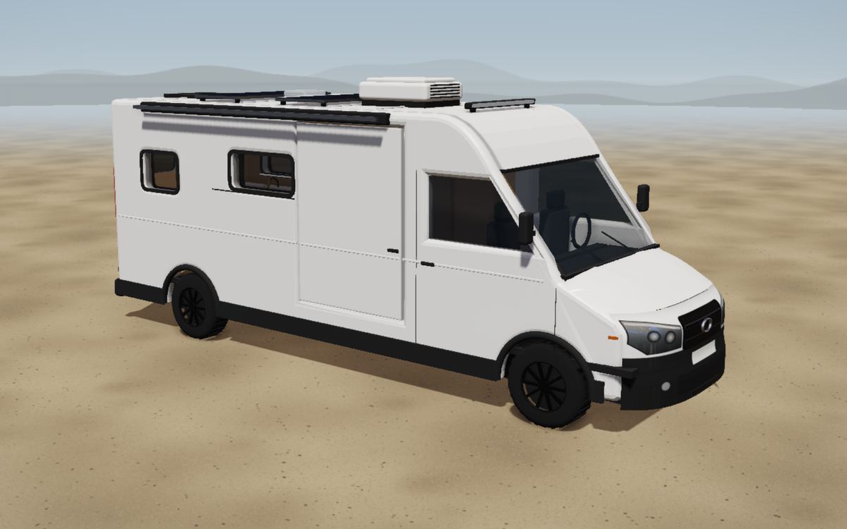 Crafter / TGE L4 H3 como camper, vista 3D exterior con nuestra distribución propuesta