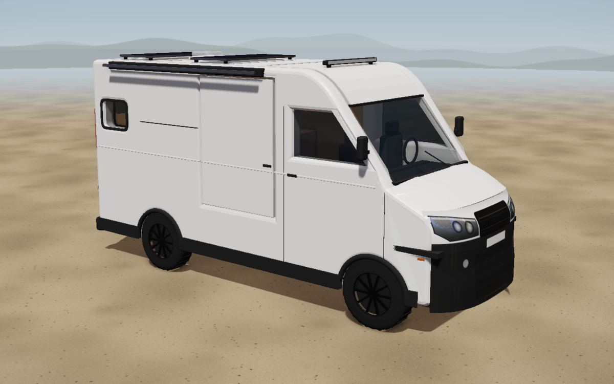 Camper su Daily 4×4, vista 3D dall’esterno con la nostra proposta di pianta