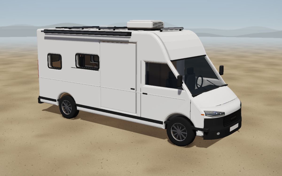 Ducato L4 H3 Maxi as a camper, 3D view from outside with our suggested layout