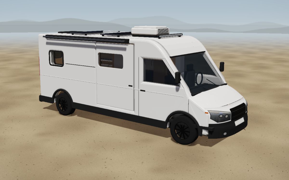 Master L3 H2 als camper, 3D-weergave van buitenaf met onze voorgestelde plattegrond
