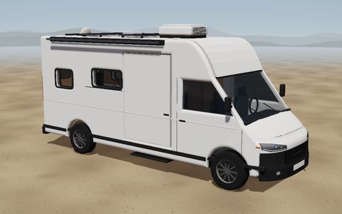 Kastenwagen in 3D