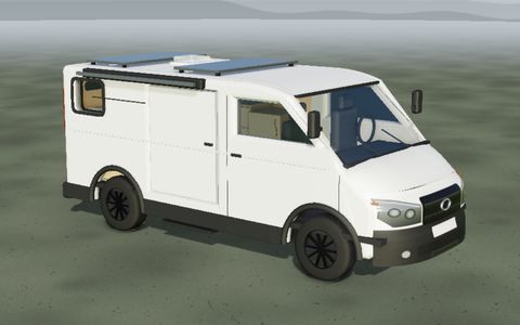 Kompakt-Bus in 3D